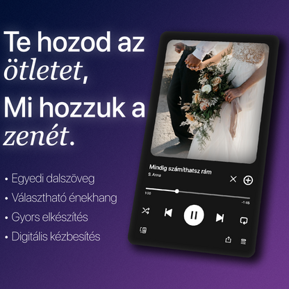 Dal+ | Személyre szabott dal ajándékba